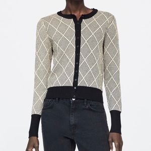 Metallic Gold Cardigan